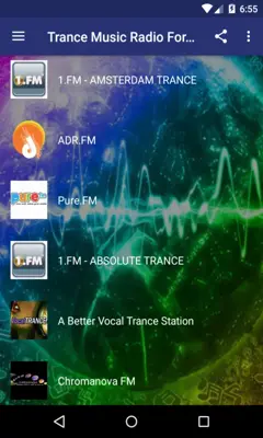 Trance Music Radio Forever Free android App screenshot 2